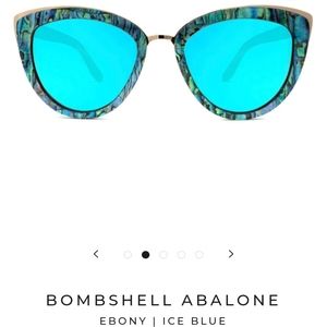 Slyk BOMBSHELL ABALONE EBONY | ICE BLUE SHADES